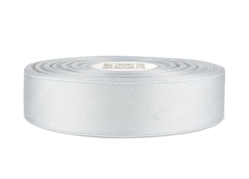 Custom Printing on Matte Cotton Ribbon - Matte Grey